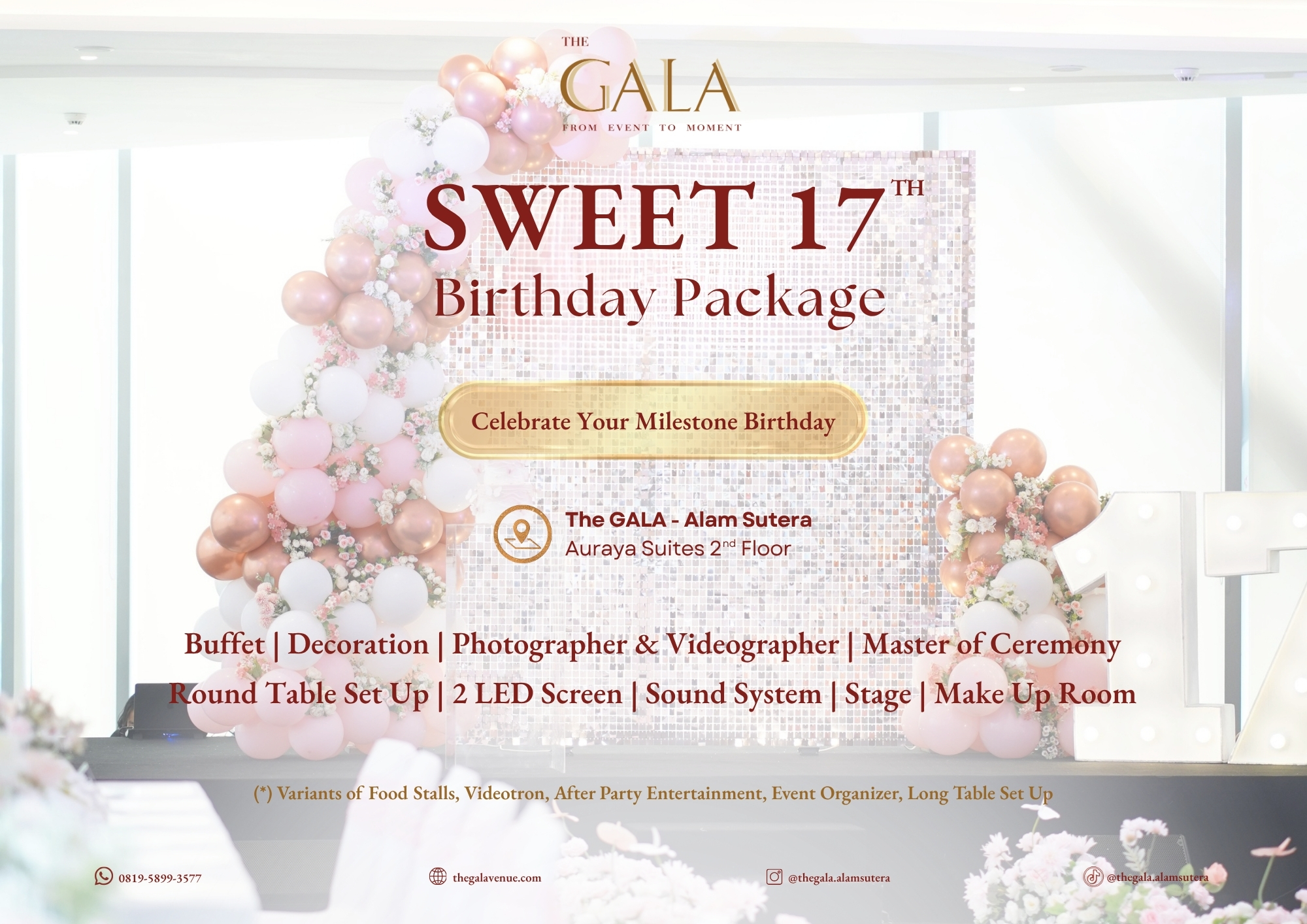 Sweet 17 Package